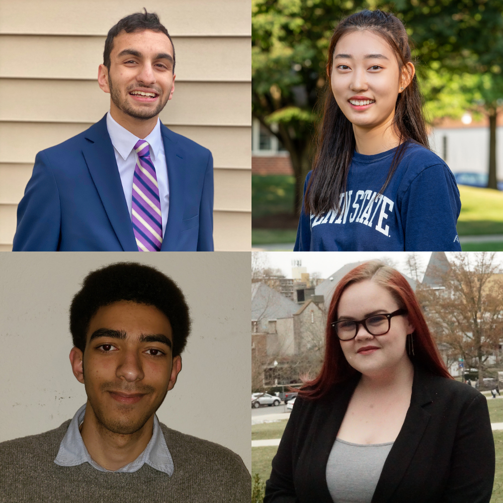 Four liberal arts students selected as 2020-21 Perreault Fellows