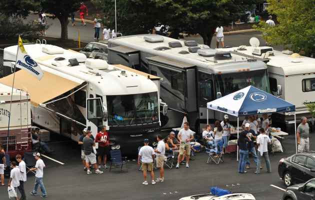 Penn State football RV parking