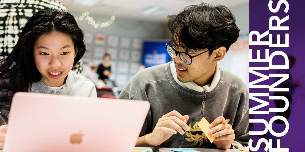 Summer Founders programs gives Penn State student teams $15,000 to work on their startup, social good, or non-profit full time over the summer.