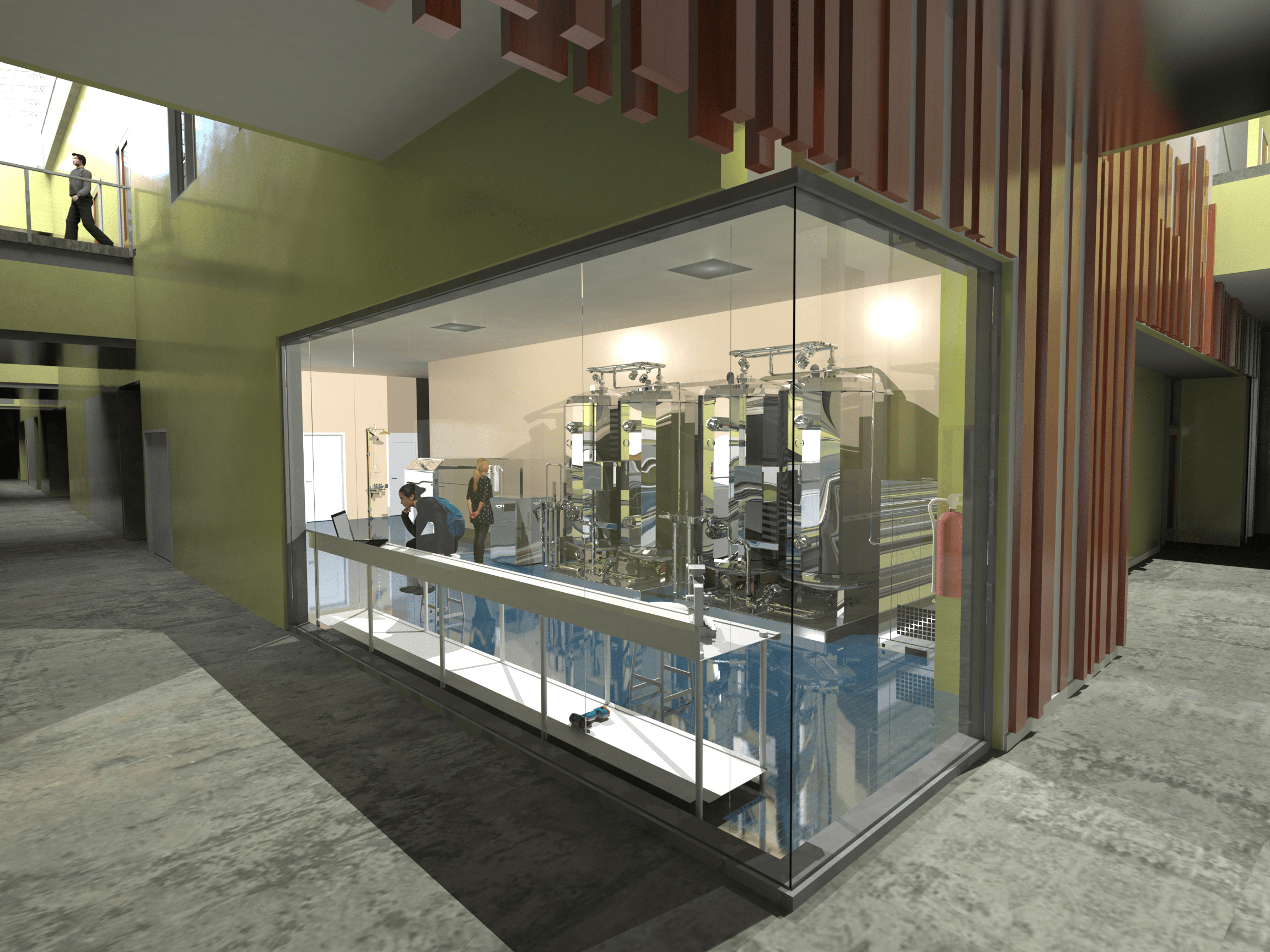 Lab rendering in Shared Fermentation Facility