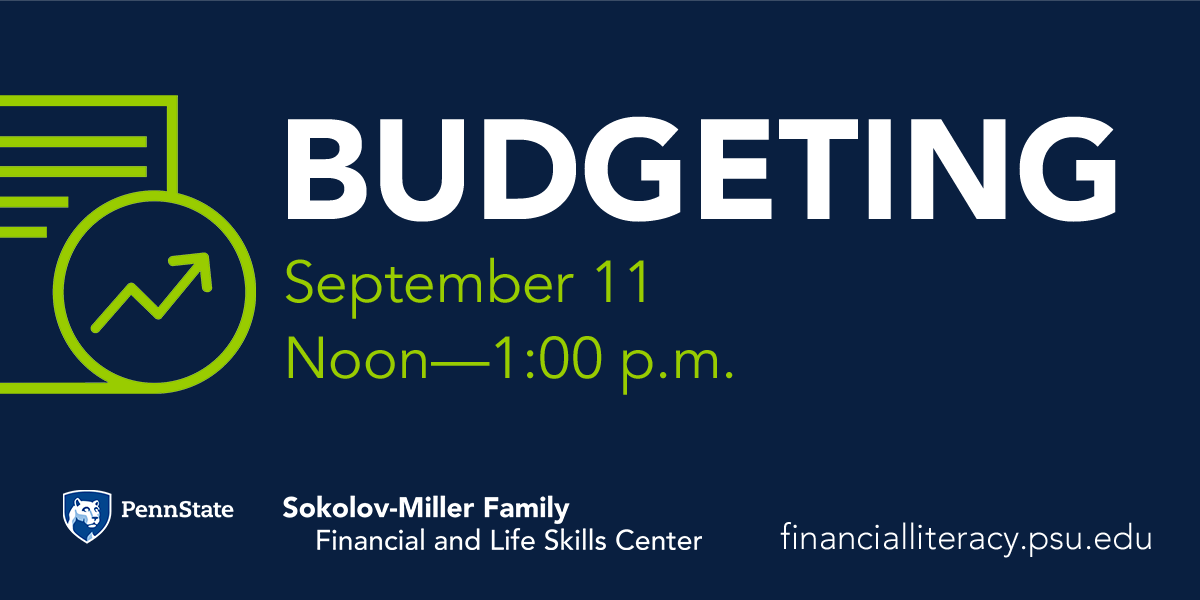 Budgeting September 11 noon to 1 p.m.