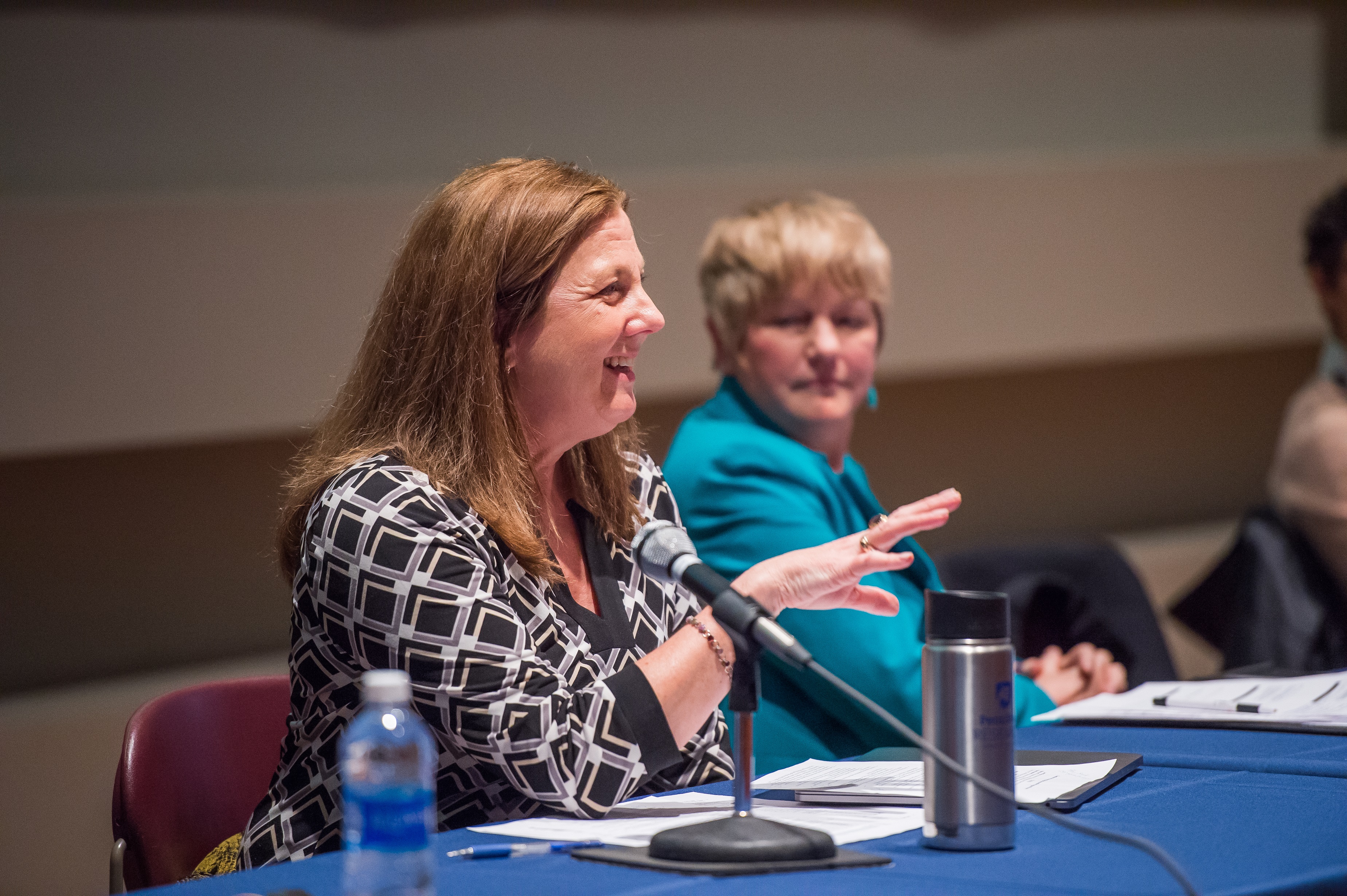 Jenni Evans, Professor of Meteorology and Director of the Institute of Cyber Science, pictured at the “Driving Digital Innovation” Strategic Planning Forum.