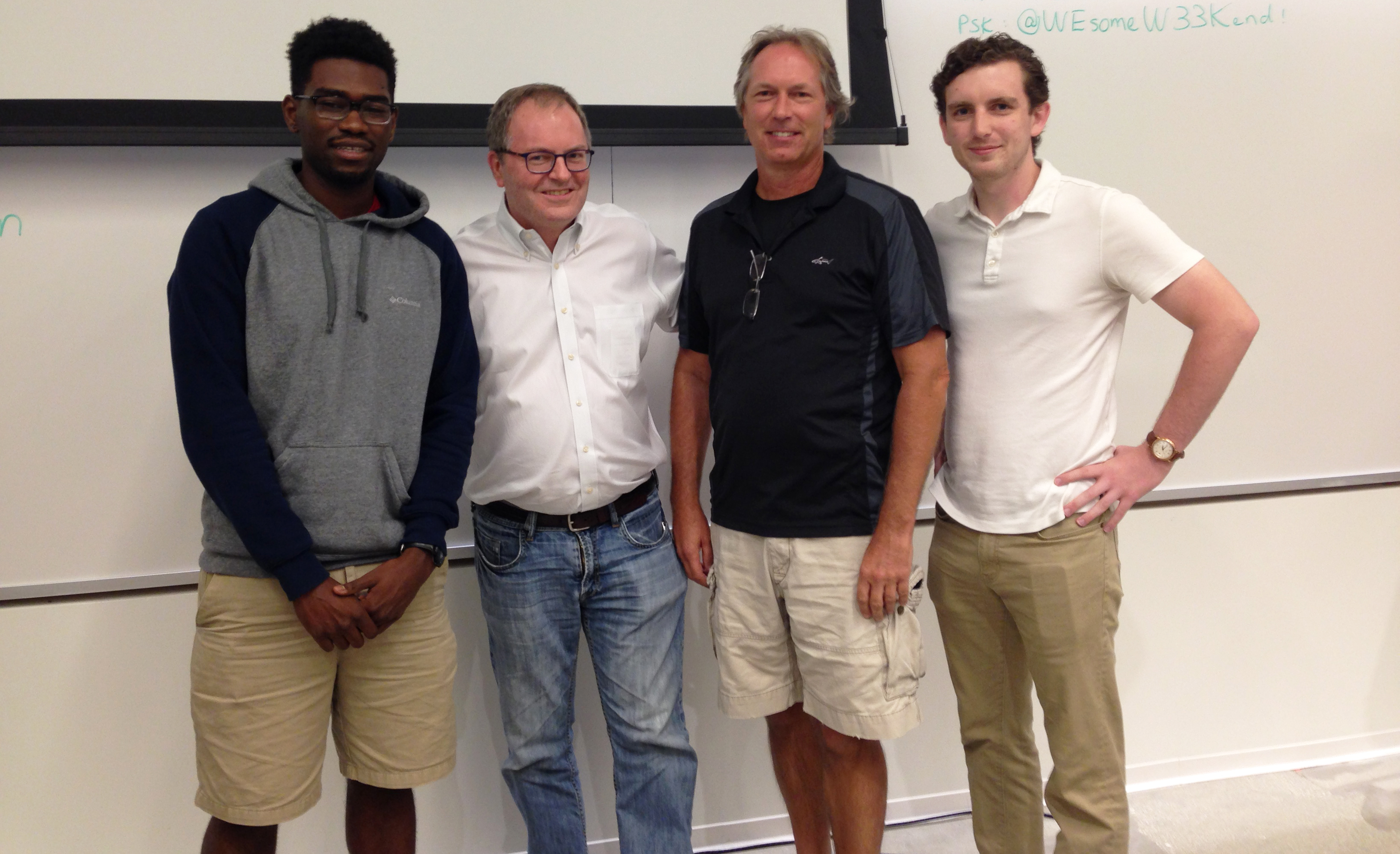 Team Superman: Zachory Taylor, Eric Pettersen, Will Patton and Connor Jennings