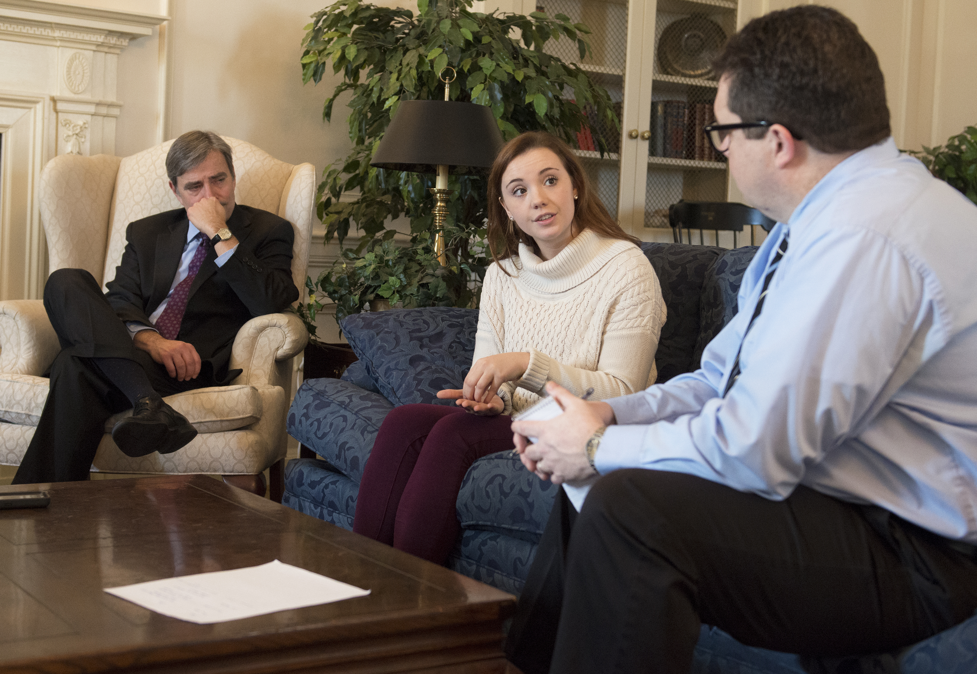 Alexandra LaMont, Damon Sims and Mark Scolforo