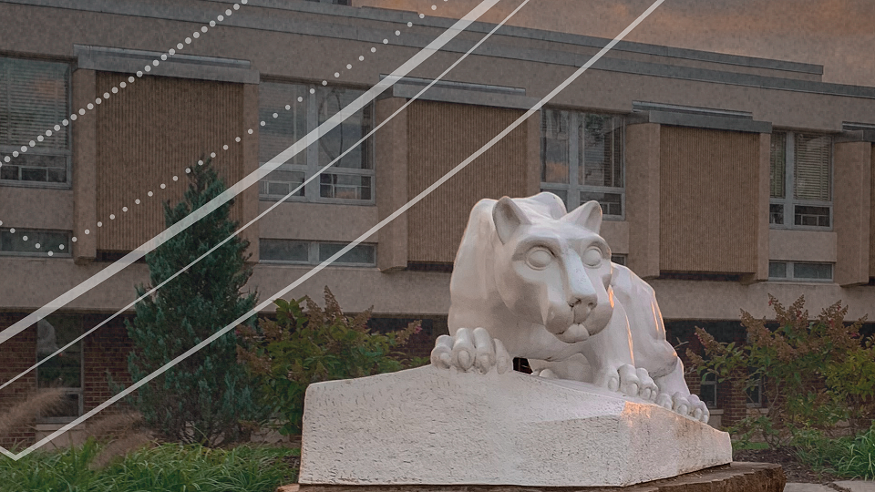 Lion shrine statue