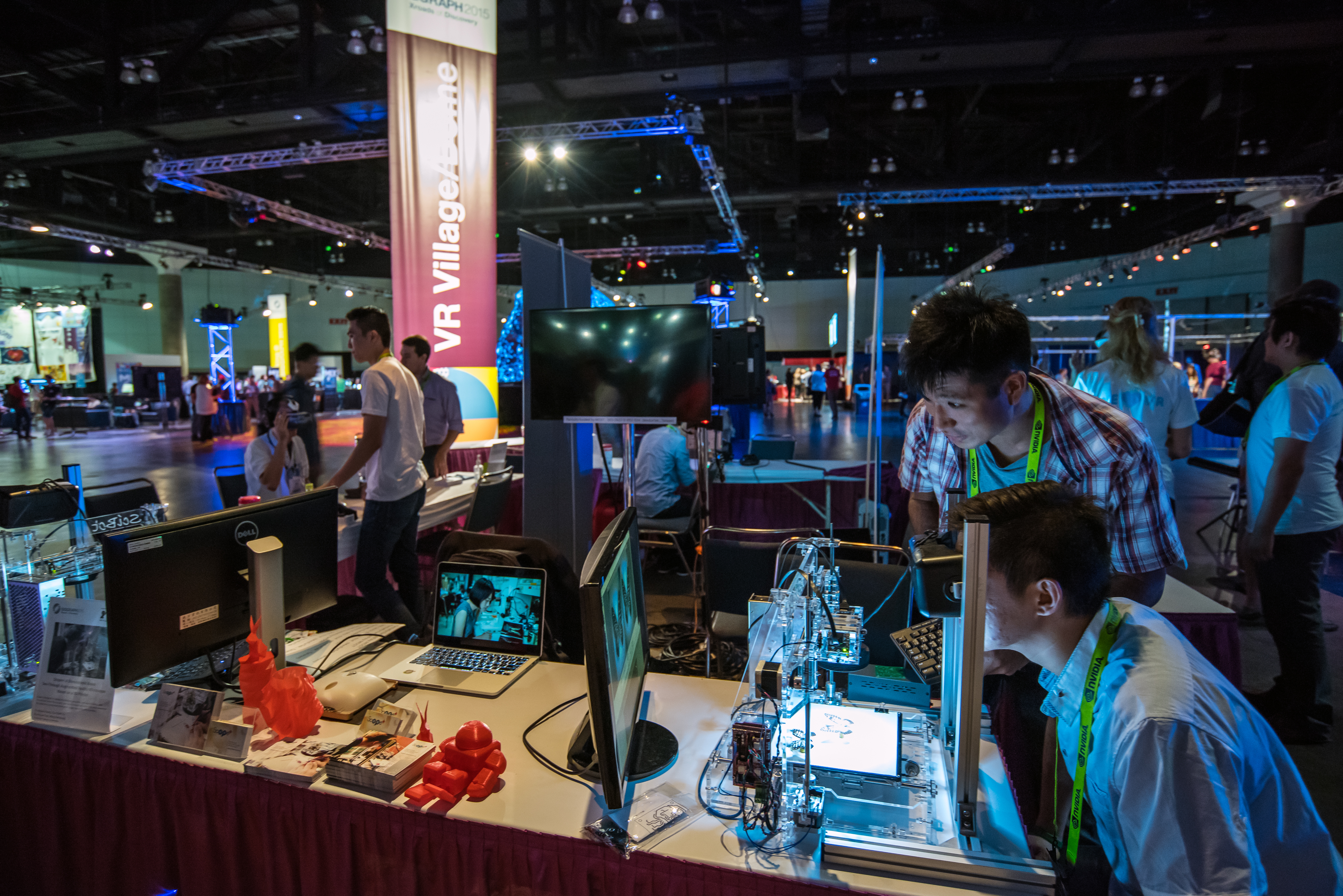 Attendees at the SIGGRAPH conference