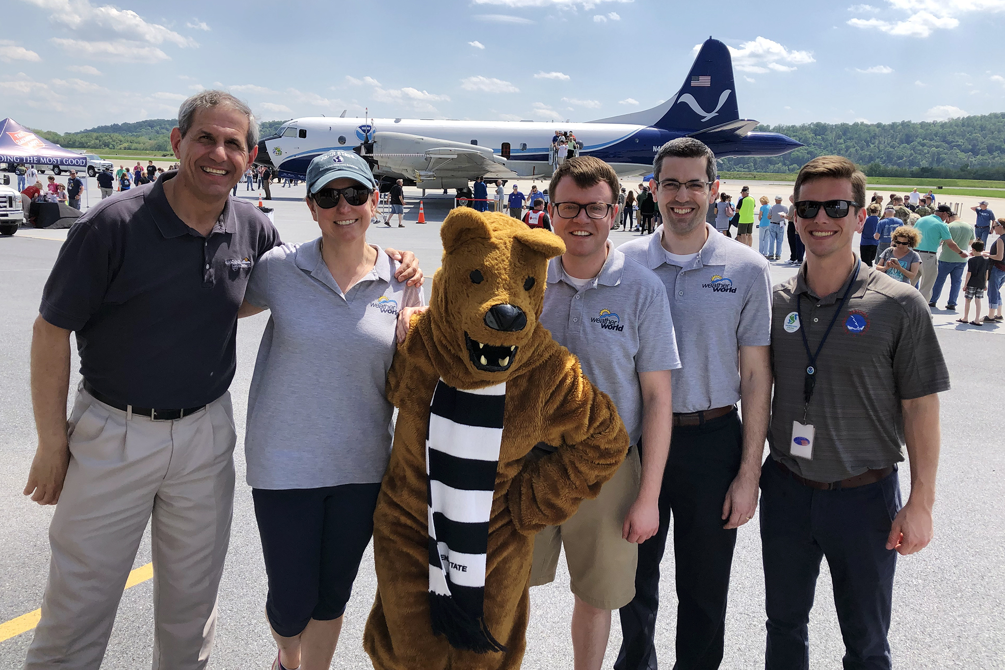 Weather World and Nittany Lion