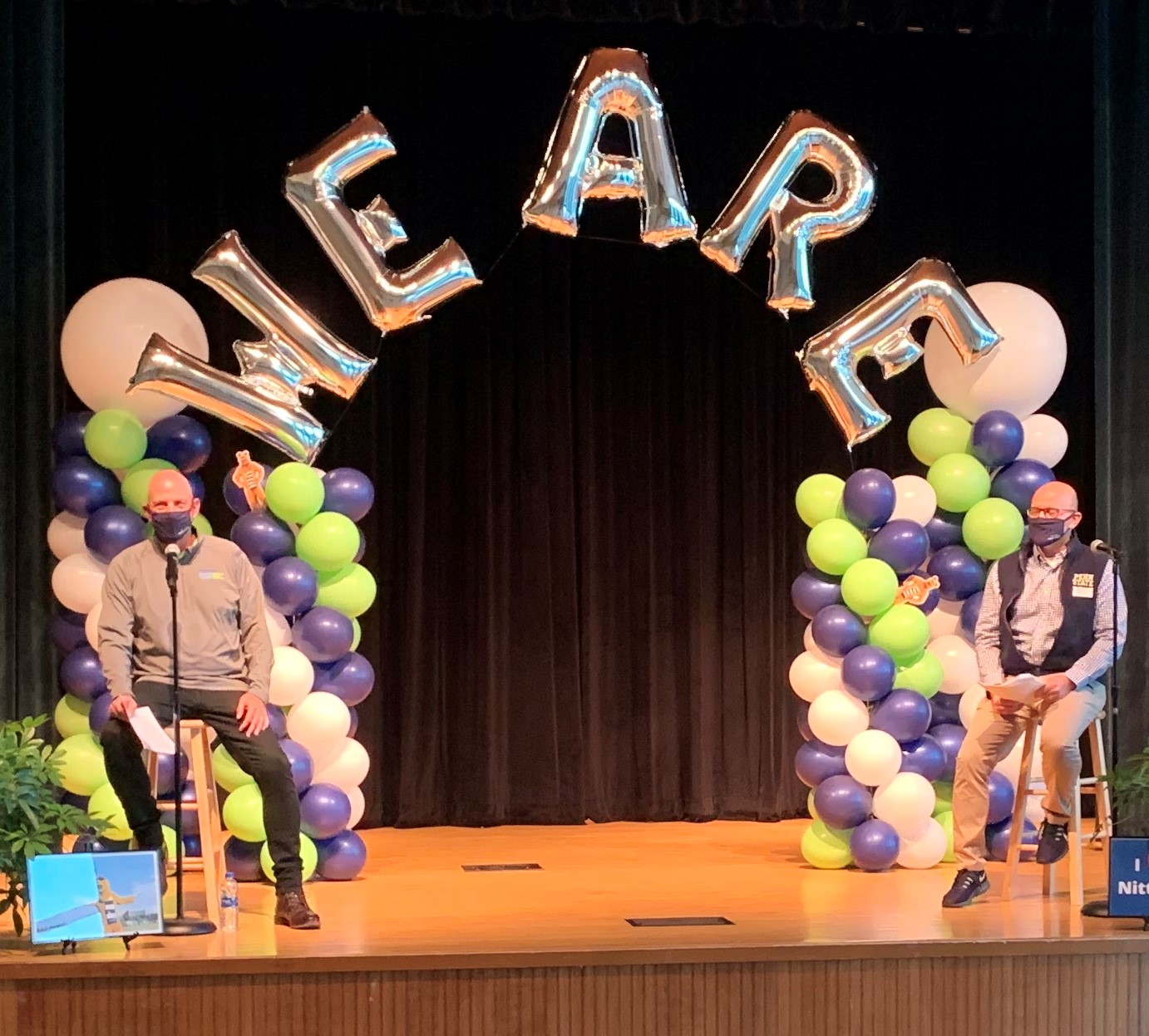 Mike Bulone and Bob E. Gasper, Parents Council members