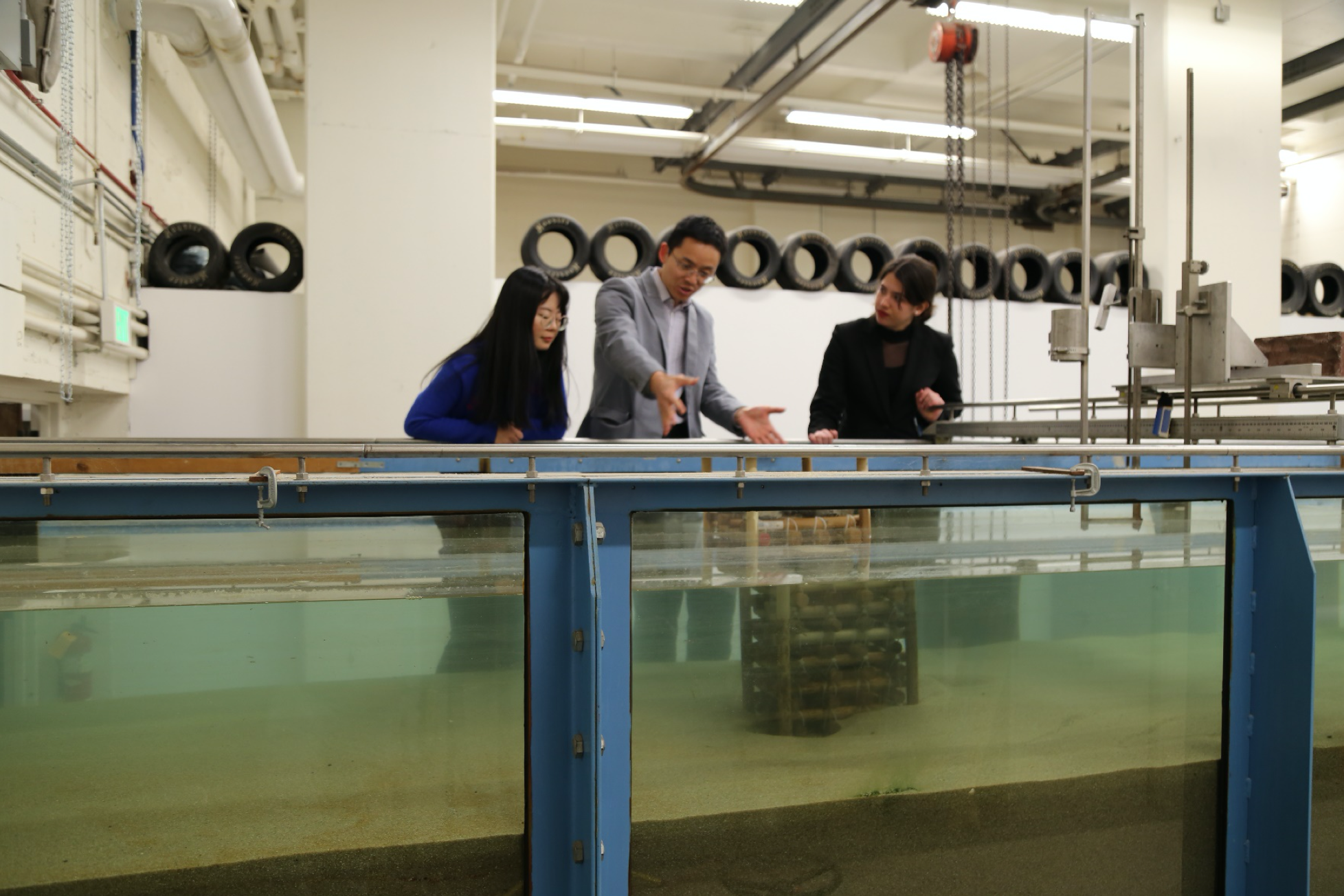 Professor explains flow and sediment dynamics of nature-based solution