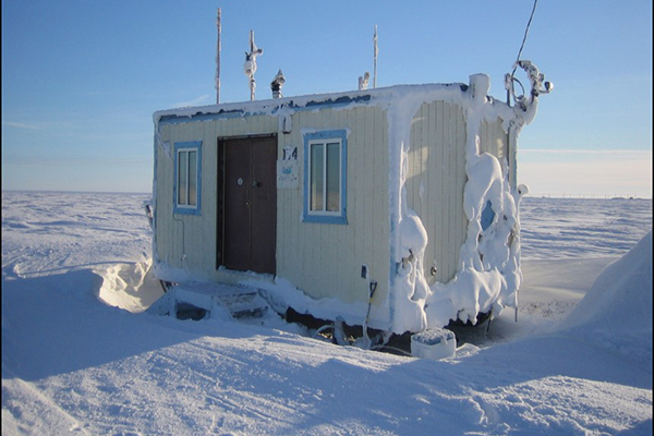 Scientists constructed a laboratory in northern Alaska 