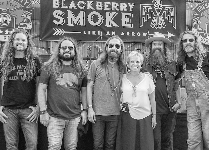 Mary Lou Belli with Blackberry Smoke