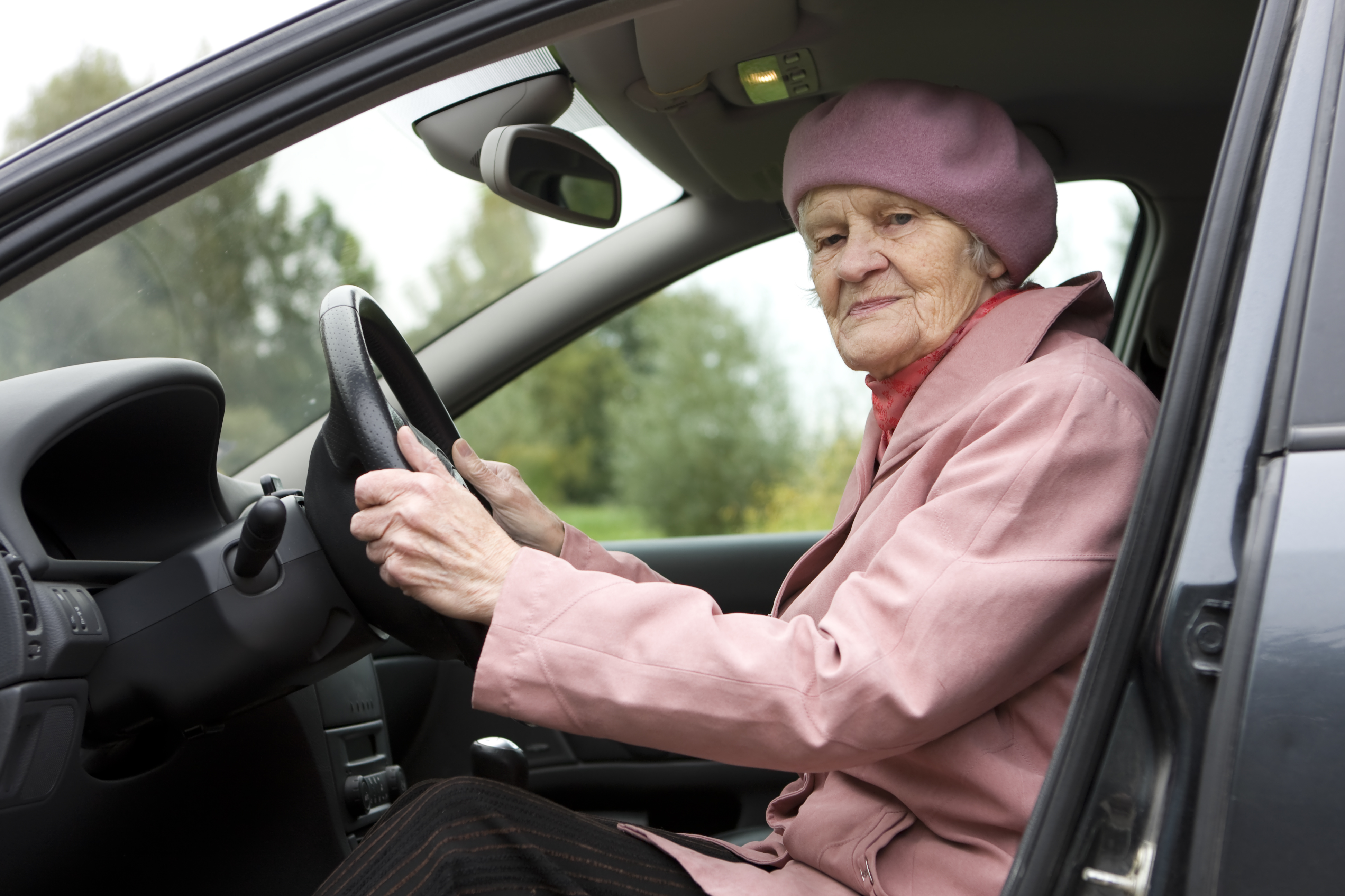 older female driver