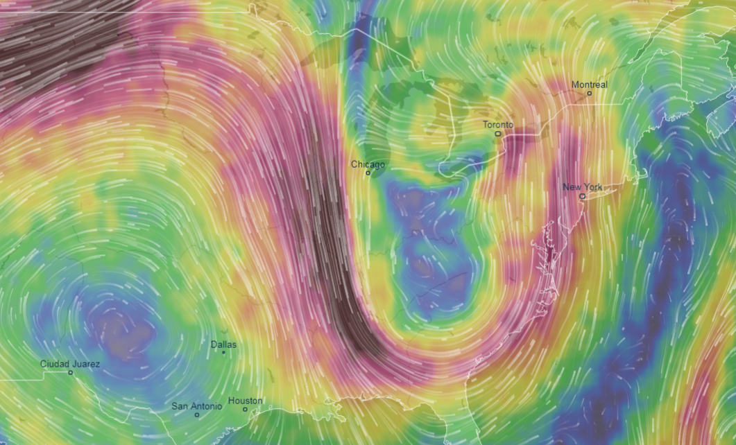 jet stream configuration in late July 2018