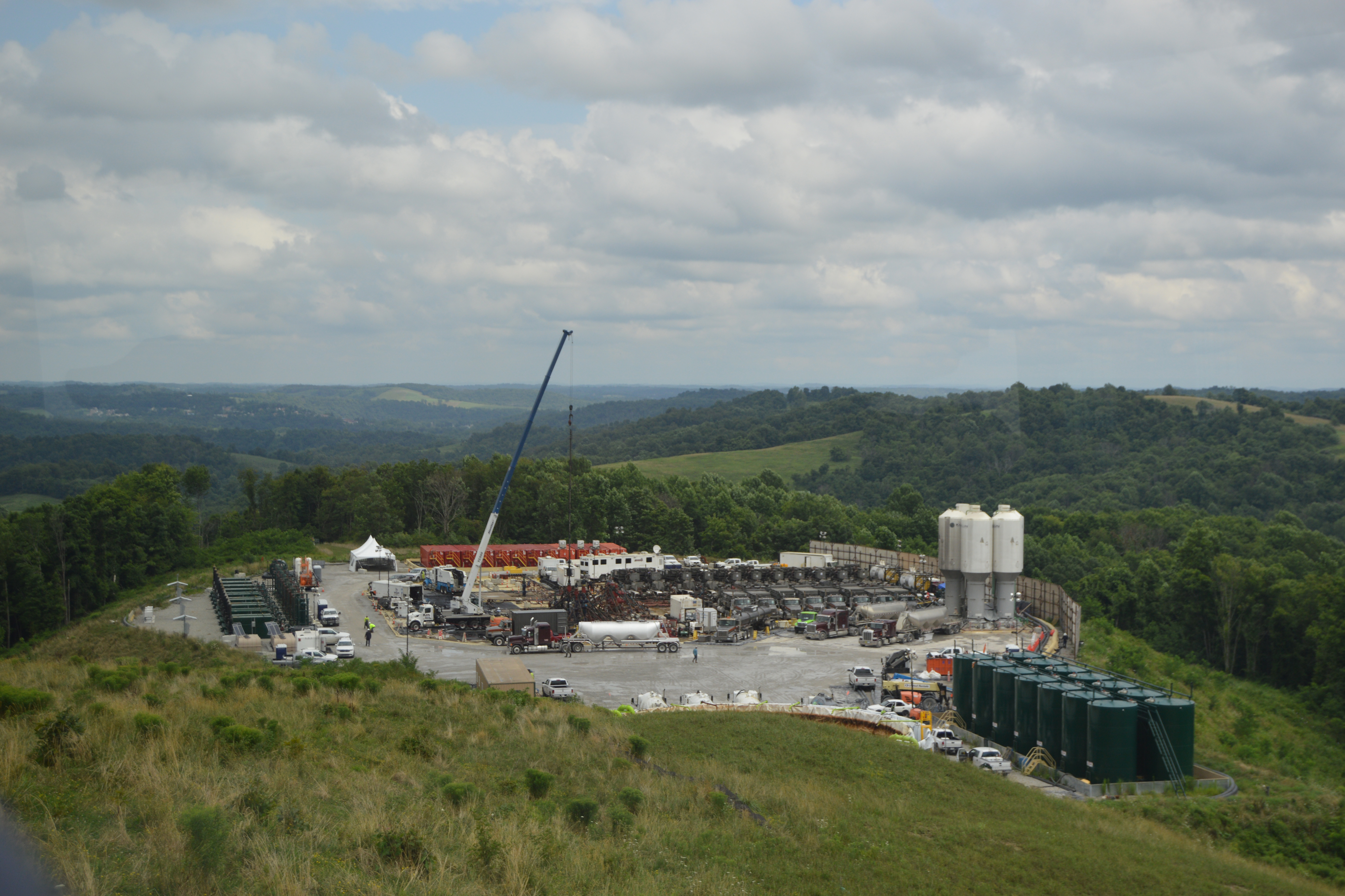 A Marcellus Shale well site in Pennsylvania 