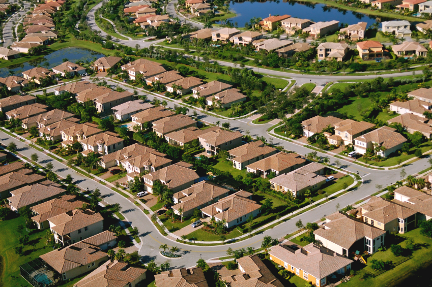 suburban housing development