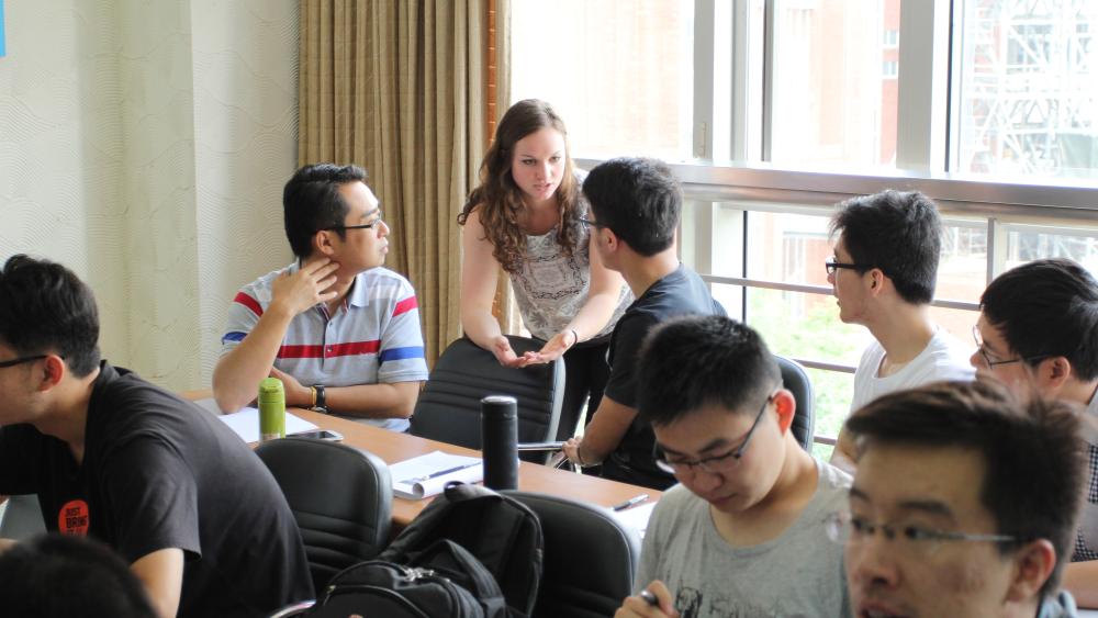 Undergrads help export latest in engineering communication to China