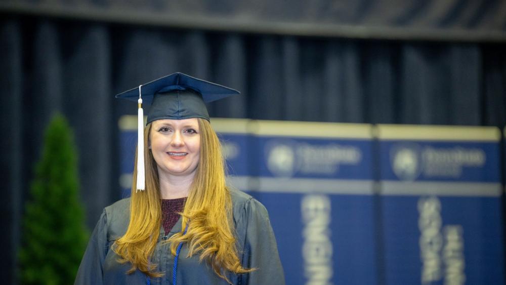 World Campus graduate serves as student marshal at Behrend commencement