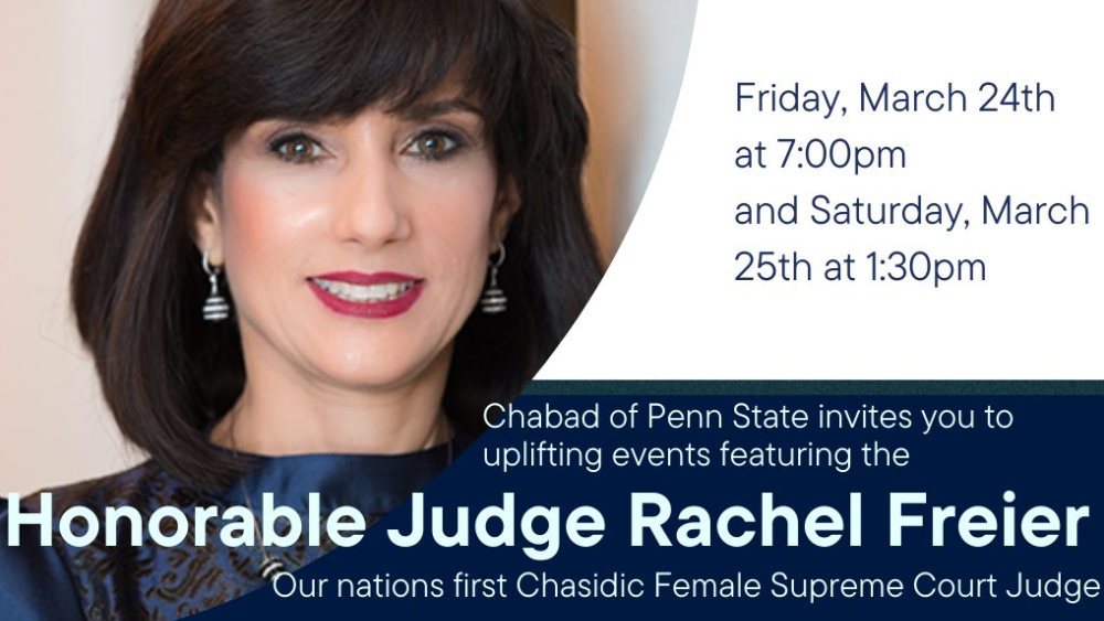 N Y Supreme Court Judge Rachel Freier to speak at Penn State March 24 N Y Supreme Court Judge Rachel Freier to speak at Penn State March 24