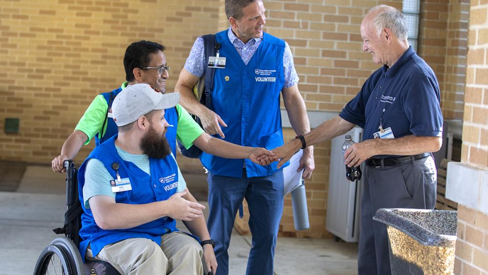 Volunteers from nonprofit lift up Penn State Health patients and staff Penn State University