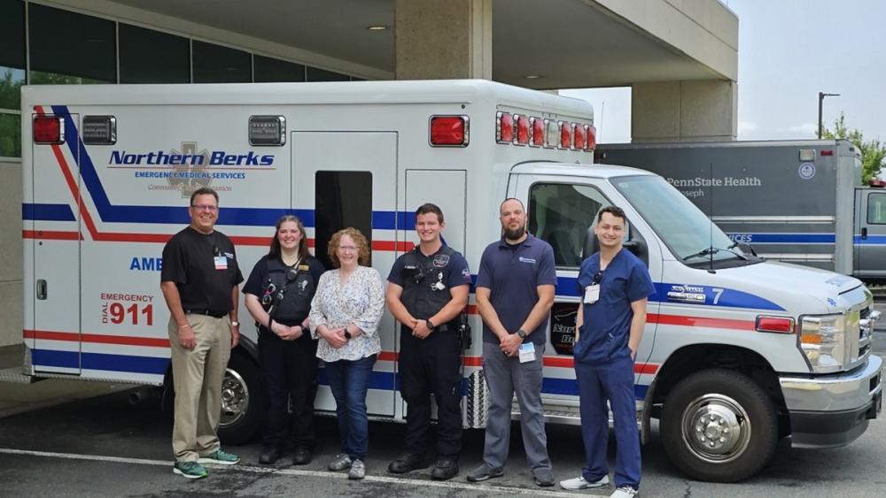 St. Joseph Medical Center, local EMS act fast to save volunteer from ...