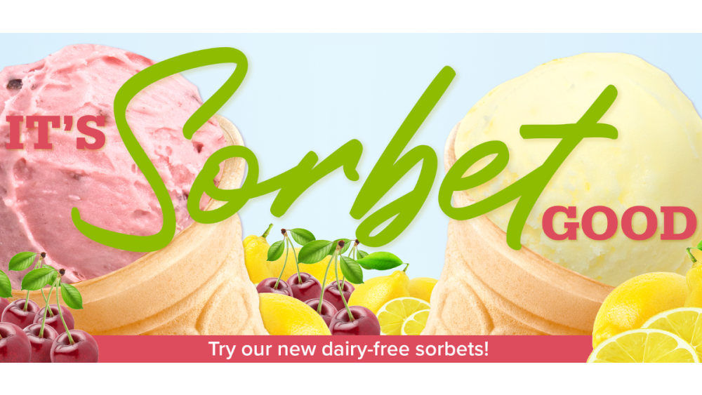 Raspberry Sorbet (Dairy Free) - eCreamery