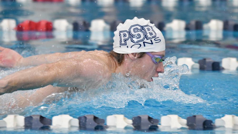 Tim Compton Behrend swimmers set team records at Fredonia | Penn State University