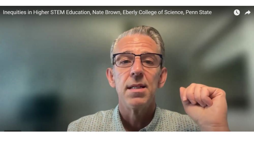 Penn State professor discusses inequity in higher STEM education Penn State professor discusses inequity in higher STEM education