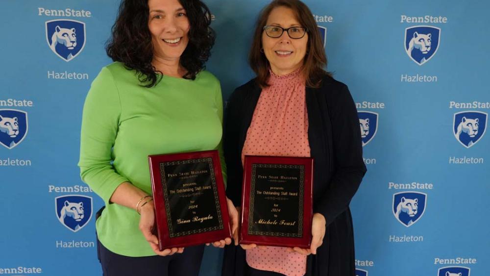 Penn State Hazleton faculty and staff honored with awards | Penn State ...