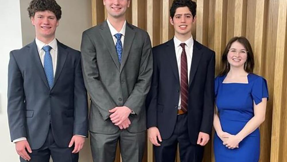 Smeal actuarial science team from Penn State earns second place in case competition
