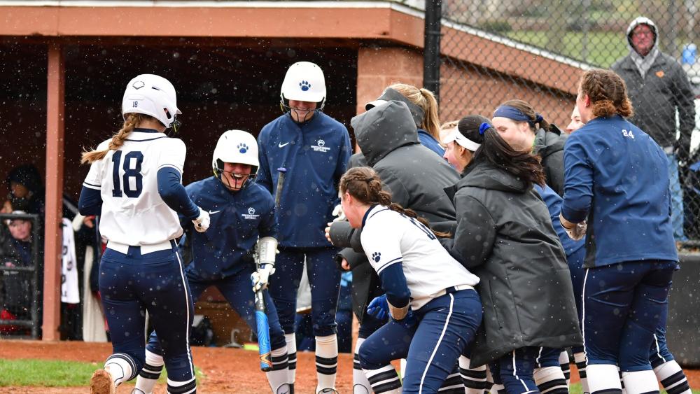 behrend-softball-team-sweeps-john-carroll-university-penn-state