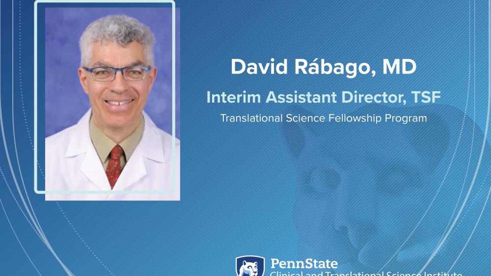 New Interim Assistant Director Appointed for Translational Science Fellowship