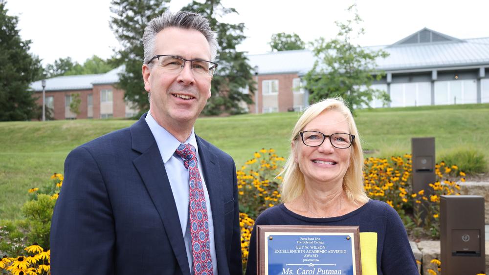 Behrend faculty member receives Academic Advising Award Penn State Behrend faculty member receives Academic Advising Award Penn State