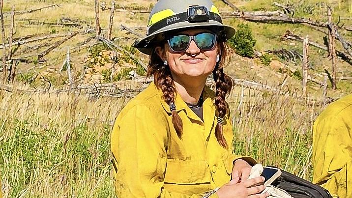 Forest ecosystem management student helps fight fires in Montana