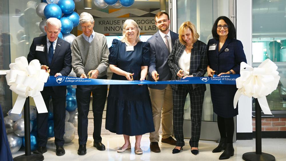 New Krause Pedagogical Innovation Lab officially dedicated with ribbon ...