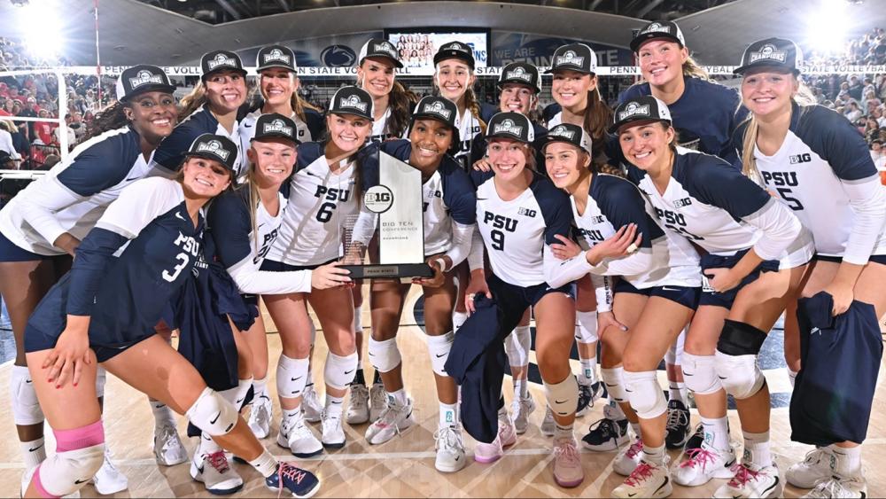 Women s volleyball wins share of Big Ten title seeded No. 3 for NCAA tournament Penn State University