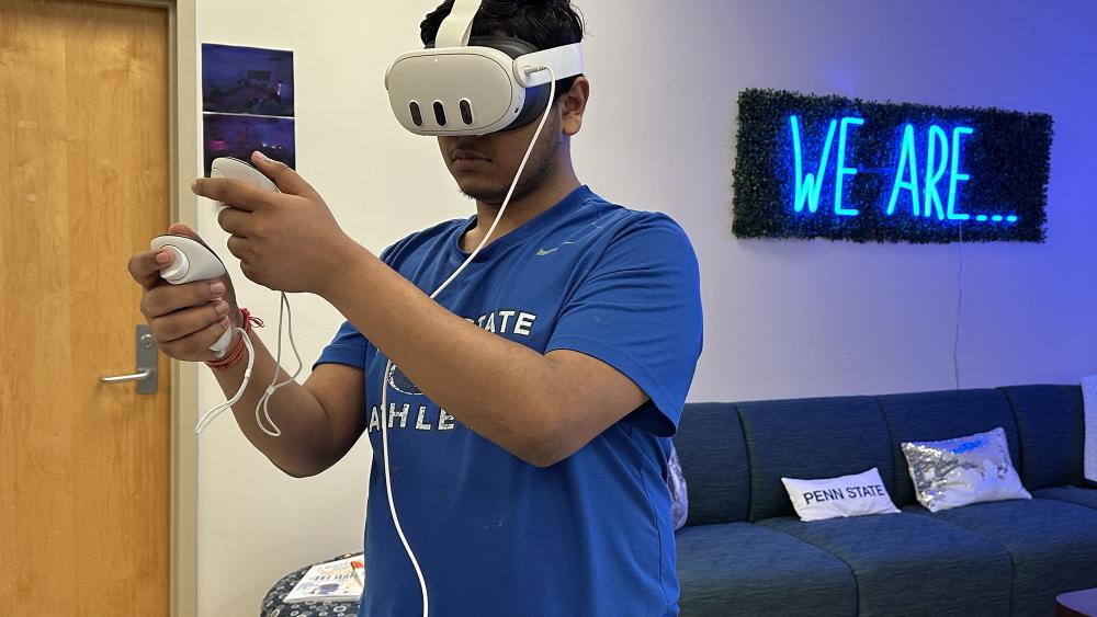 Penn State Beaver Enhances Sensory Room with Virtual Reality Headset