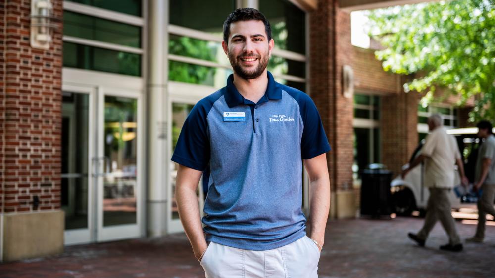 Tour guide coordinator helps visitors ‘spark a connection’ with Penn State