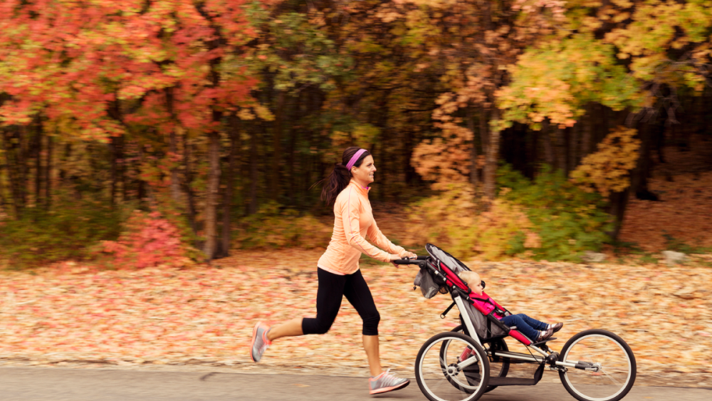Photo: PSU Penn State Study Finds Stroller Running Lowers Parent Injury Rates