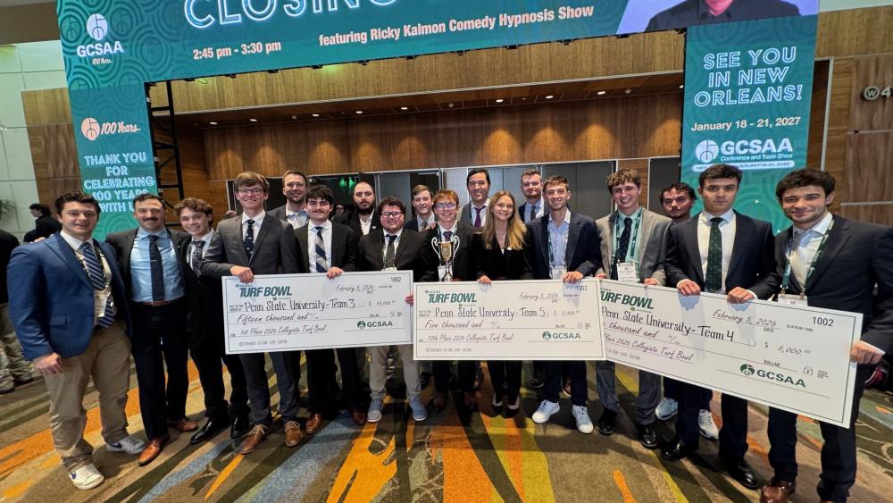 पेन स्टेट टर्फग्रास विज्ञान के छात्रों ने राष्ट्रीय खिताब जीते | पेन स्टेट यूनिवर्सिटी