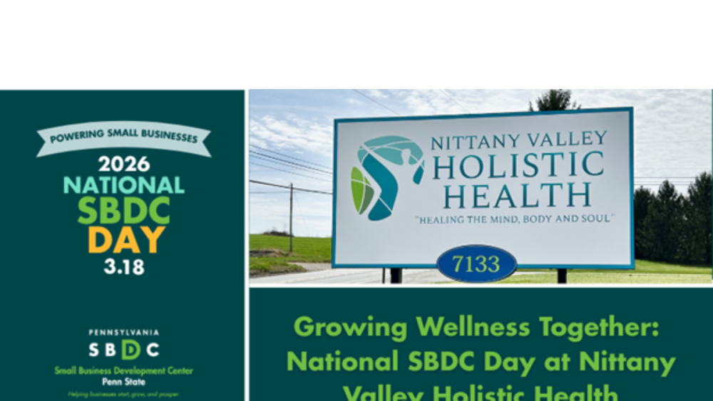 National Small Business Development Center Day to feature Nittany Valley Holistic Health