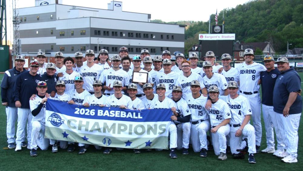 Behrend baseball and softball teams win AMCC titles