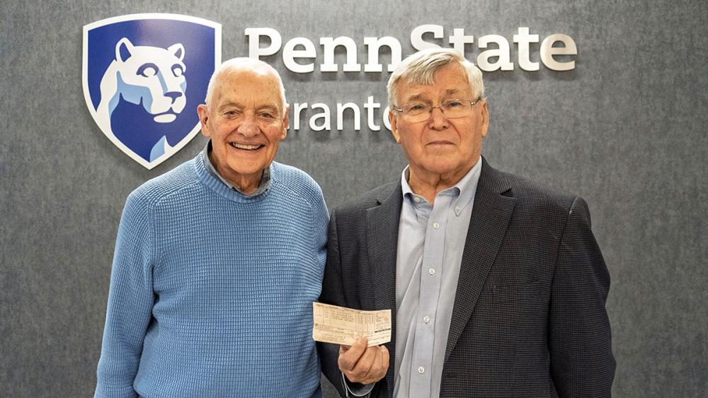 Scranton alumnus honors a beloved professor with a scholarship in his name