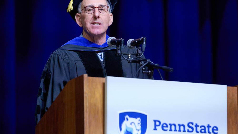 Rothstein to Penn State Smeal grads: gratitude, agency, giving back matter