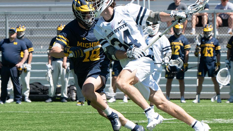 Men's lacrosse upsets Johns Hopkins to win Big Ten tourney title