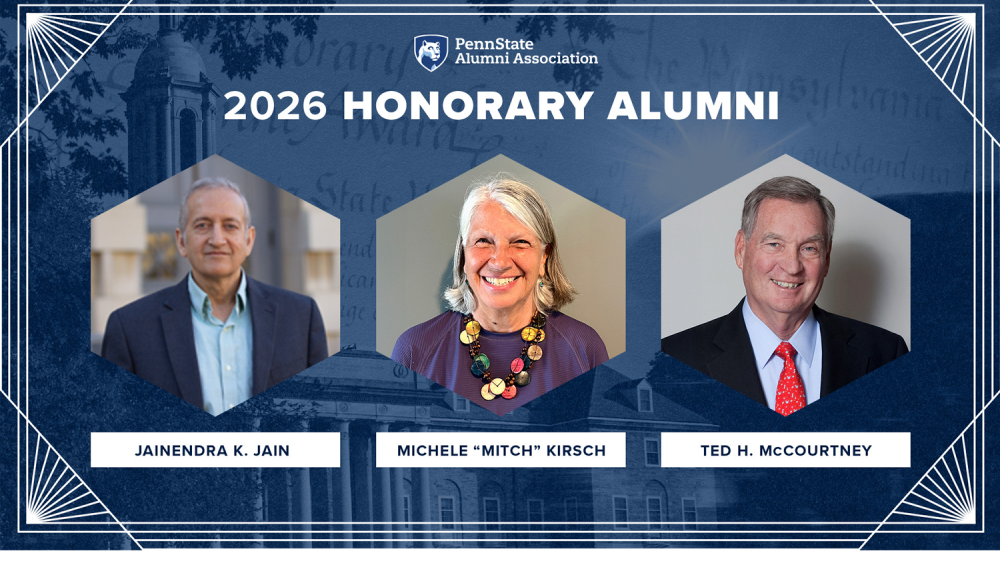 Three Honorary Alumni