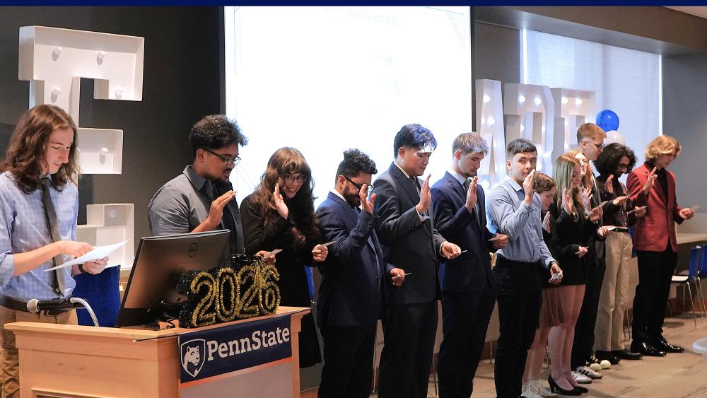 Penn State Scranton celebrates engineering students at Engineering Ring Ceremony