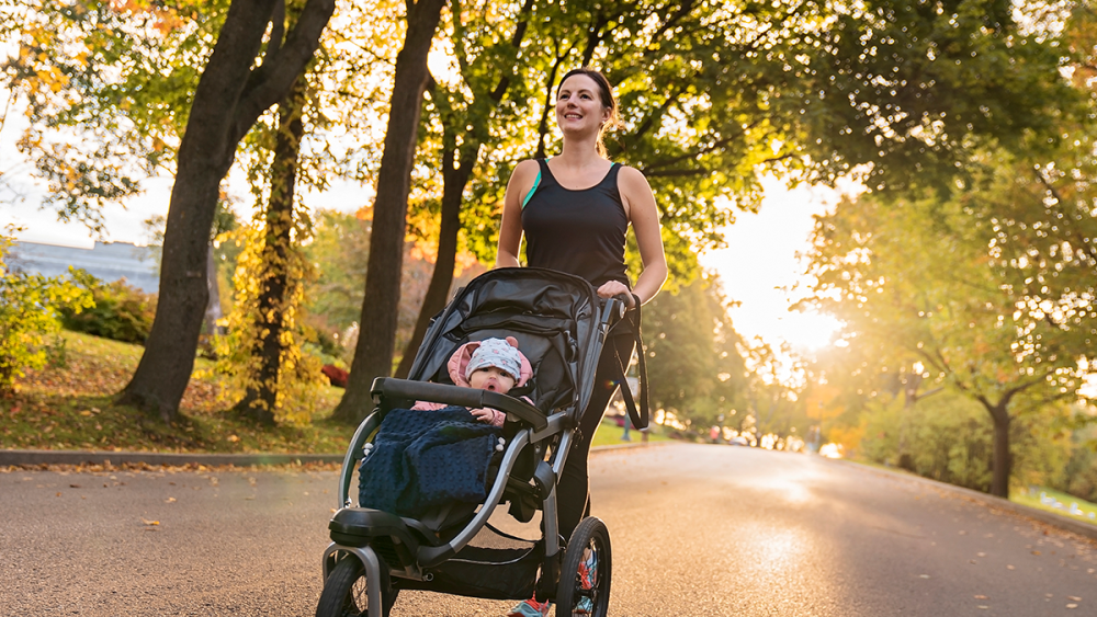 Photo: psu.edu Study Finds Running with a Stroller Lowers Overuse Injury Risk for Parents