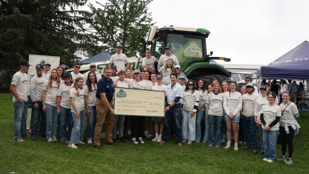 College of Ag Sciences clubs get philanthropy boost from visiting ag company