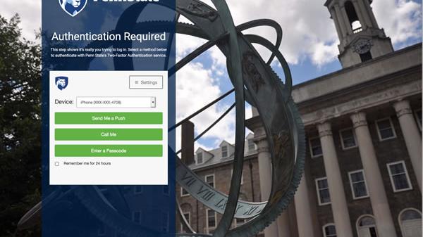 New two-factor authentication prompt arrives June 18 | Penn State ...