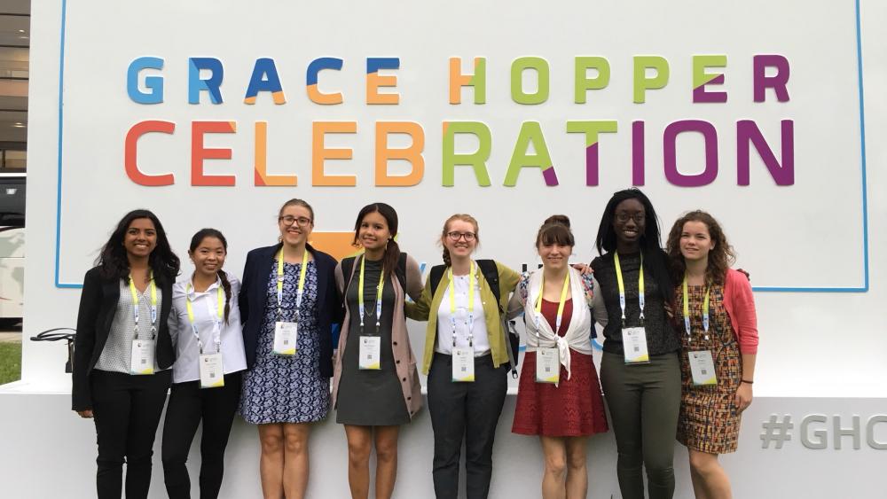 Clearing a path for women in tech IST students attend Grace Hopper